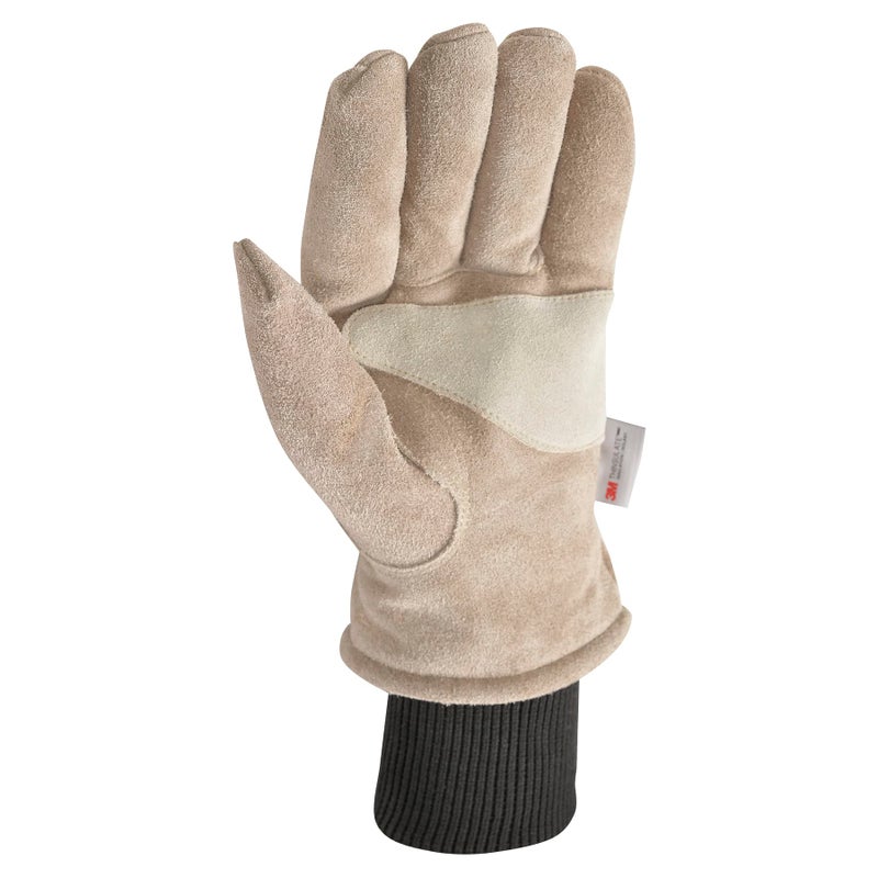 Wells Lamont Men's HydraHyde Insulated Split Leather Winter Work Gloves, X-Large (1196XL) - Image 2